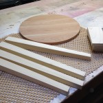 a Round table for on between two rockers which we purchased but will not arrive for a while