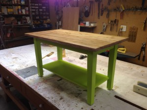 Finished low table by