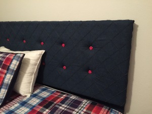 Guest Room headboard.