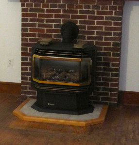 Original Gas stove on it old base