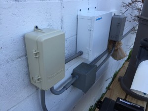 Pool controls consists of the timer, Haywood Chlorine Generator Controller, and the Pool LED Lighting controller. All protected via GFCI brewers.