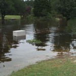 Dock and Dock box during Joanquin