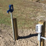 Water and Utility outlet now wishing 10 feet of dock.