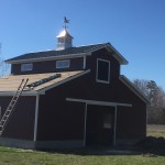 Barn with siding complete