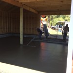 Screening the concrete